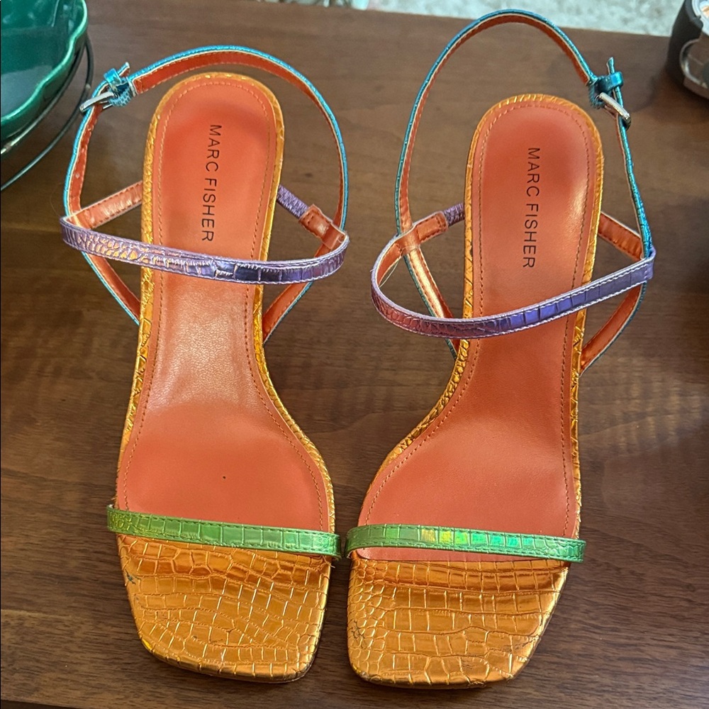 Marc Fisher Colorful Strappy Heels